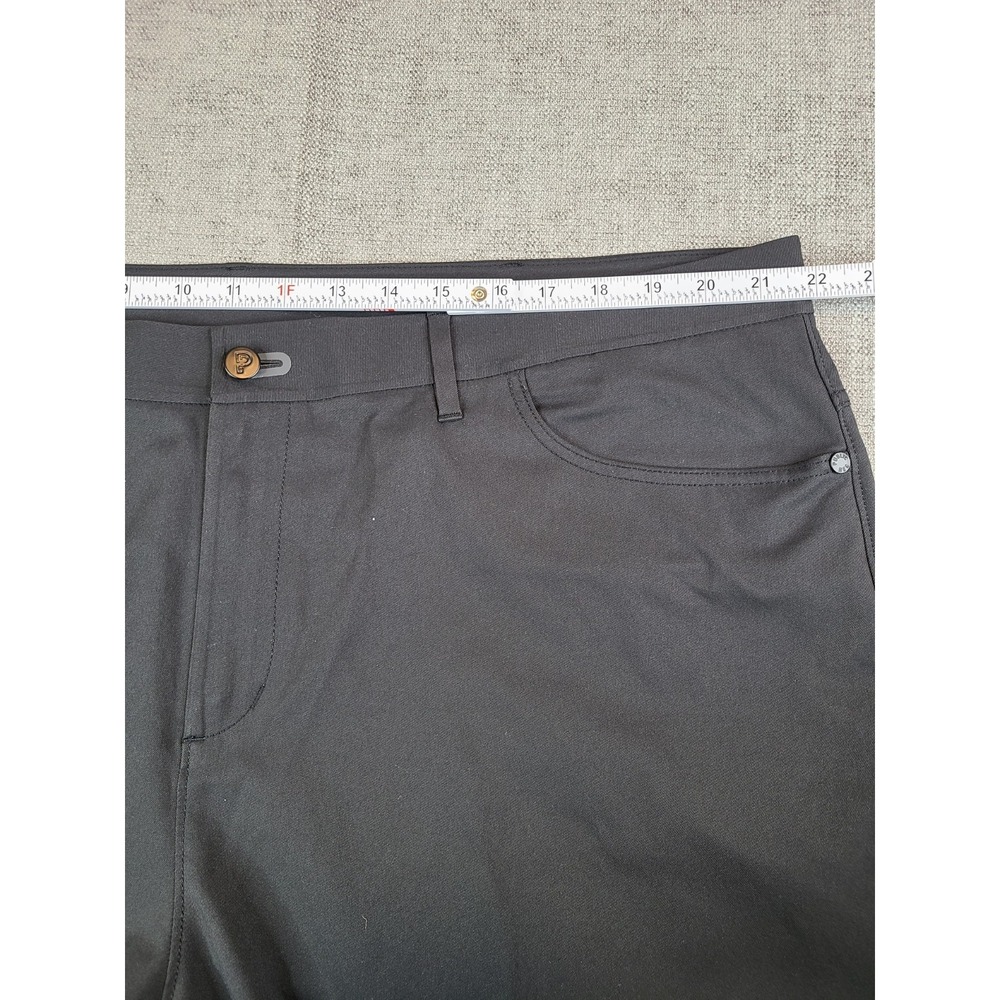 Public Rec Pants Mens 44x32 Black Dealmaker Chino Performance 5 Pocket Golf - Picture 4 of 8